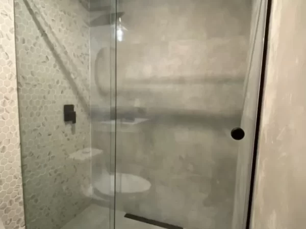 G+24 Residential Building, Shower Room Glass Partition
